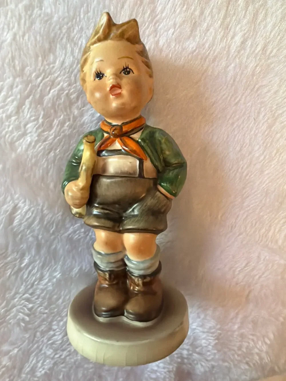 Vintage Goebel Hummel #97 Little Musician Trumpet Boy Figurine W Germany 5